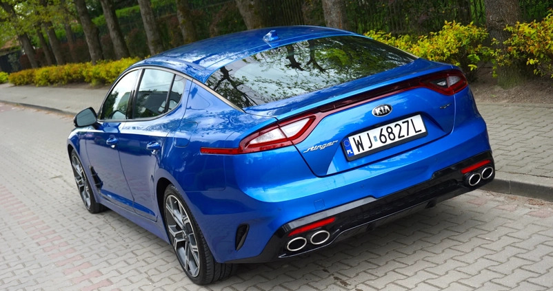 Kia Stinger cena 114899 przebieg: 72000, rok produkcji 2018 z Miastko małe 407